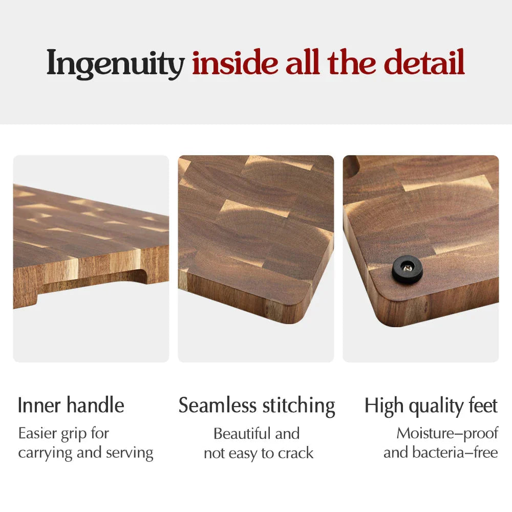 Acacia Wood Chopping Board Double sided kitchen Accessory Cutting Board