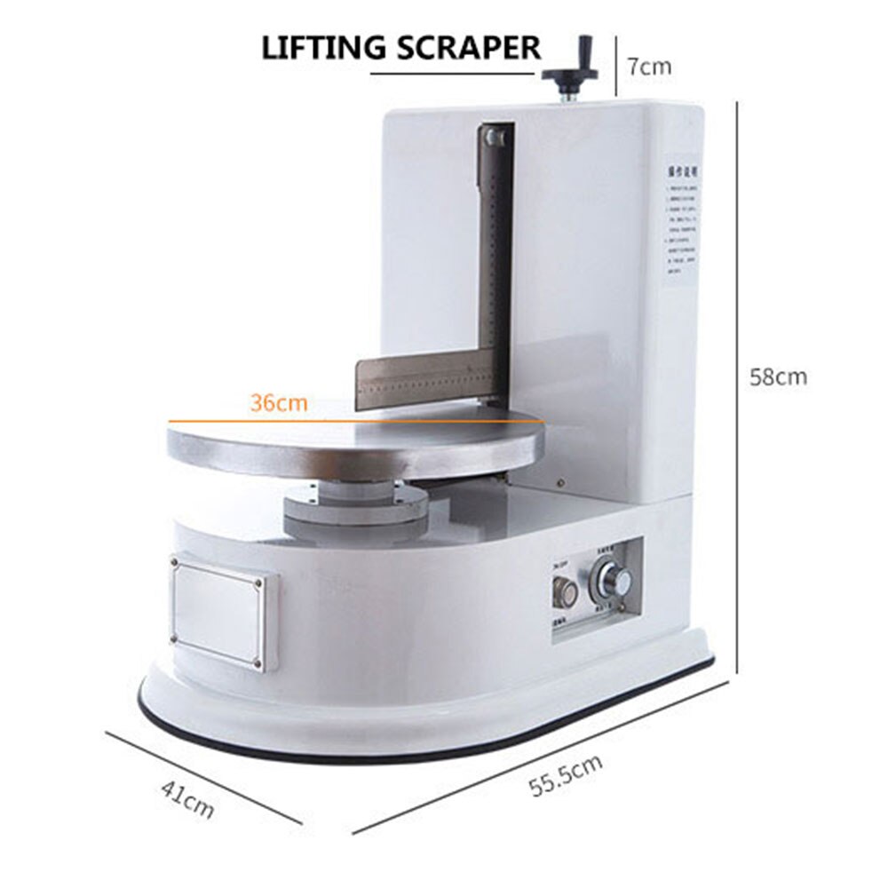 Electric Commercial Cake Cream Smooth Coating Decoration Machine