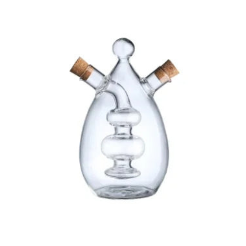 Kitchen Storage Sealed Bottles Double-layer 2-in-1 Glass Bottles