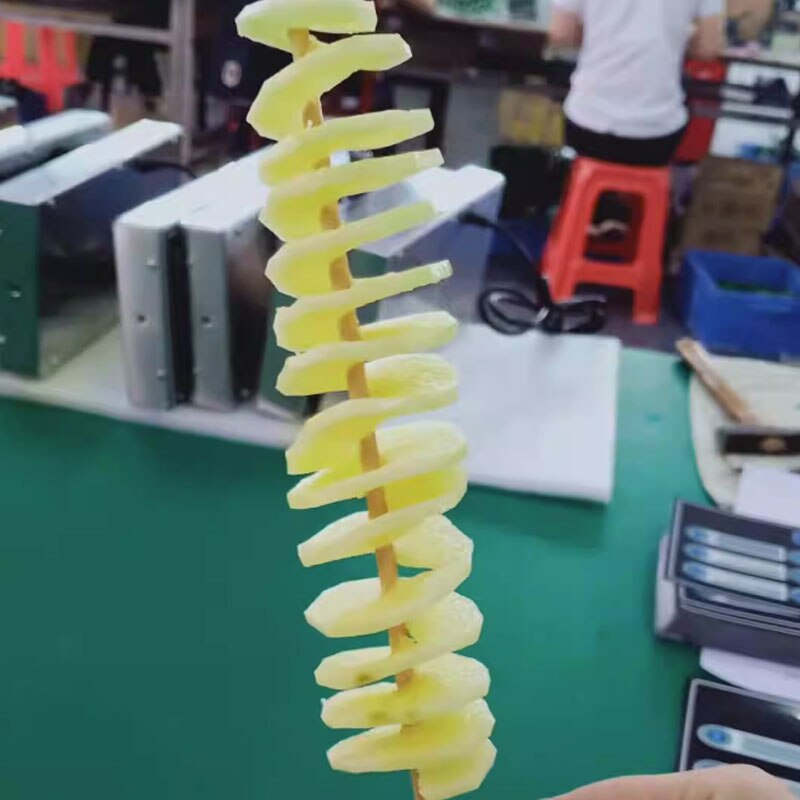 Potato Tower Machine Commercial Multi-Functional Spiral Chip Cutter