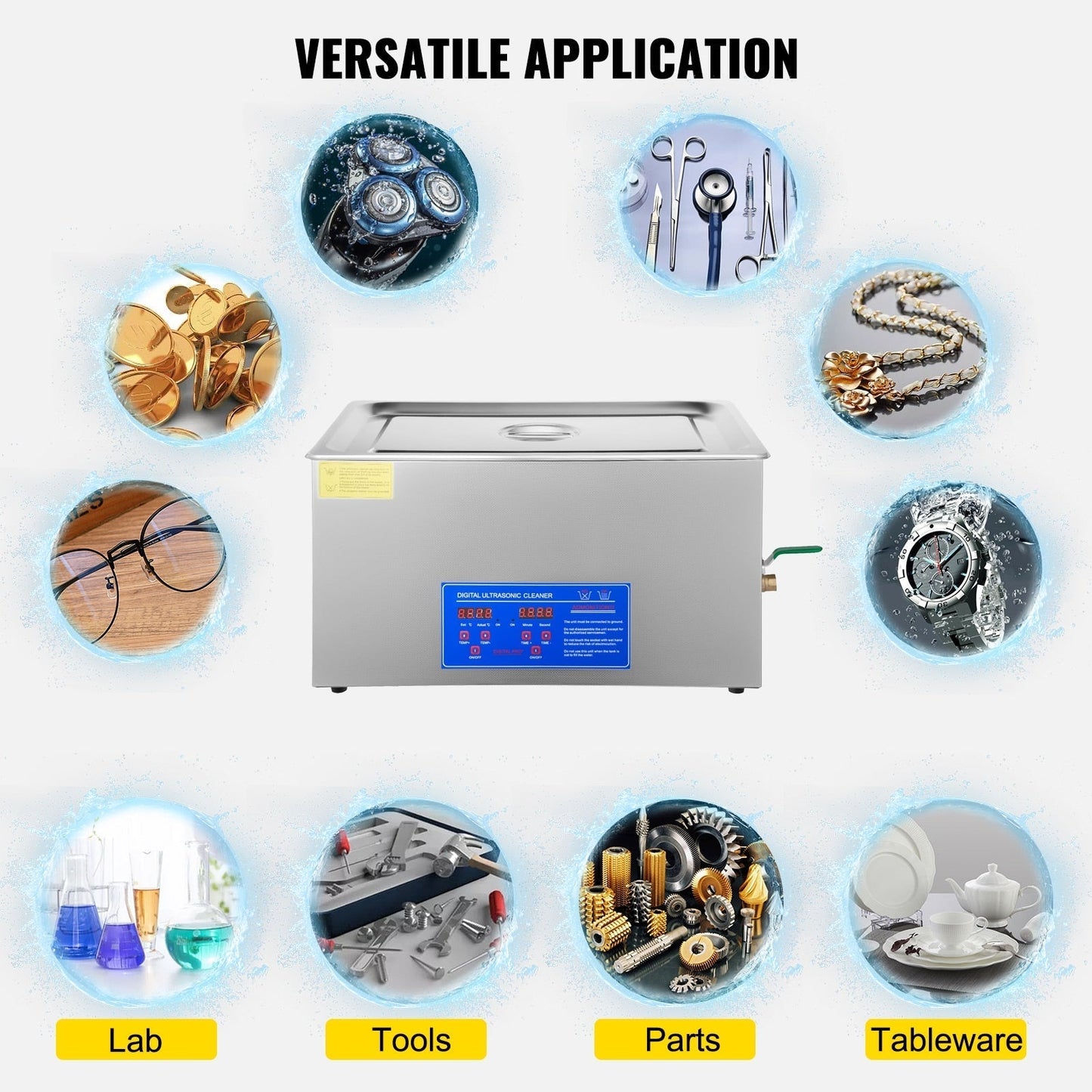 Ultrasonic Cleaner Lave-Dishes Portable Washing Machine Dishwasher