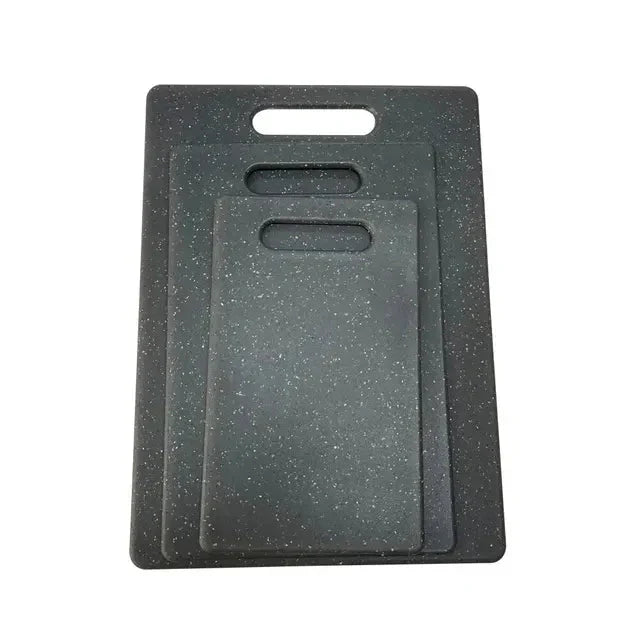 3PCS Plastic Cutting Board Set Square Double-sided Cutting Board