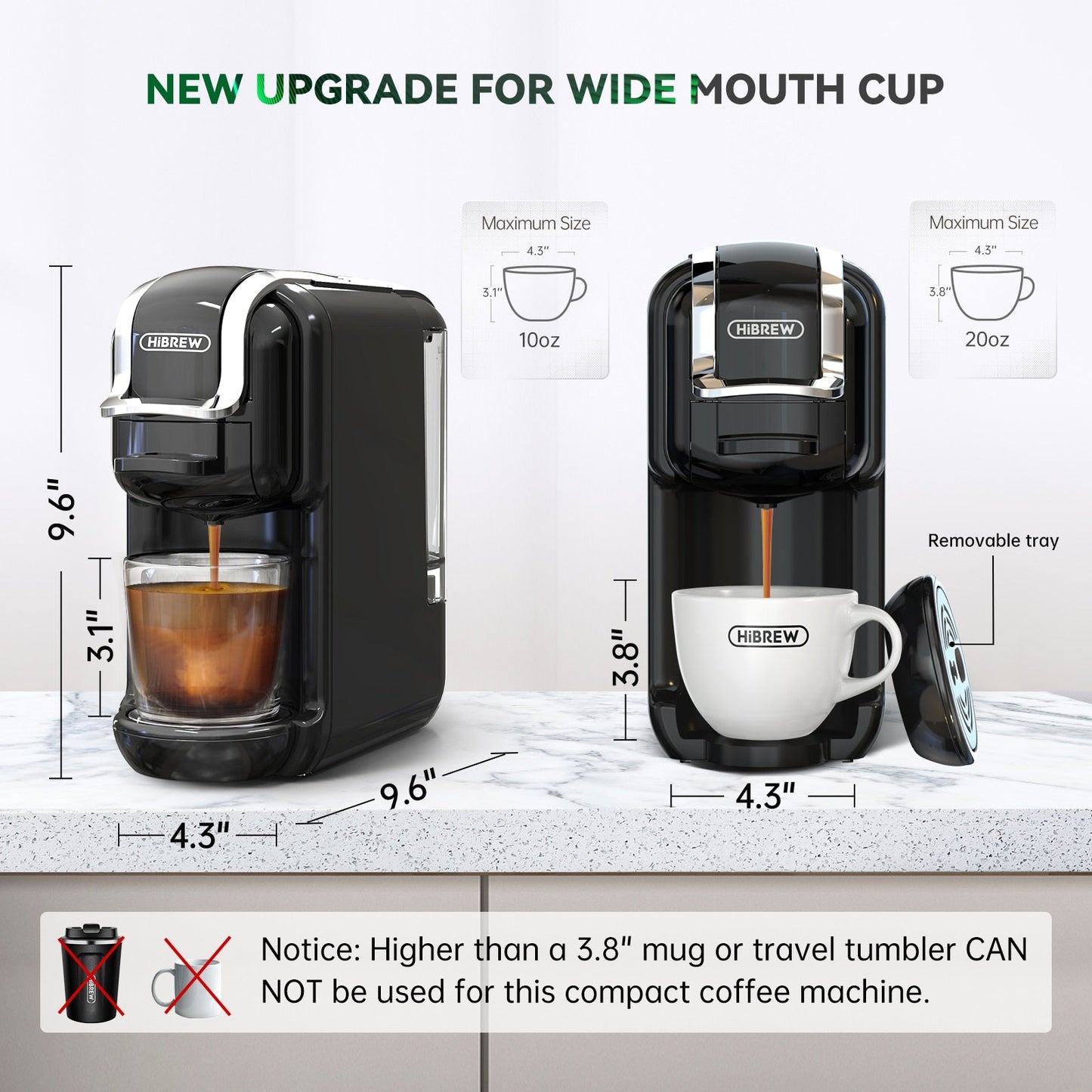 5 in 1 Multiple Capsule Coffee Machine Capsule ESE Pod Ground Coffee