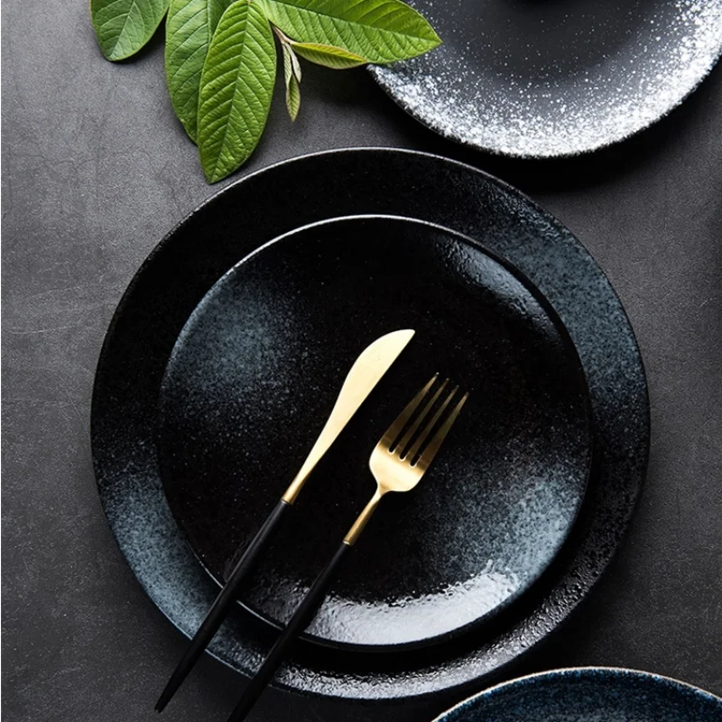 6/8/10" Deep Shallow Ceramic Dinner Dish Porcelain Tableware Plate