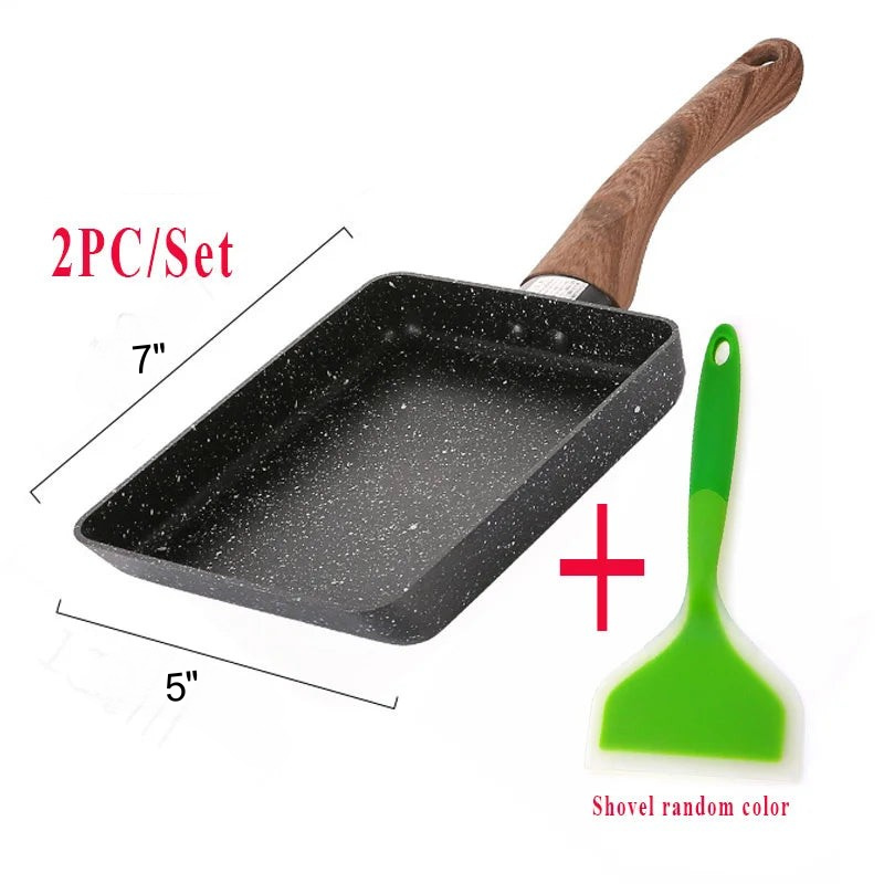 7" Non stick Frying Egg Pan Pancake Kitchen Pot Use for Gas Cooker