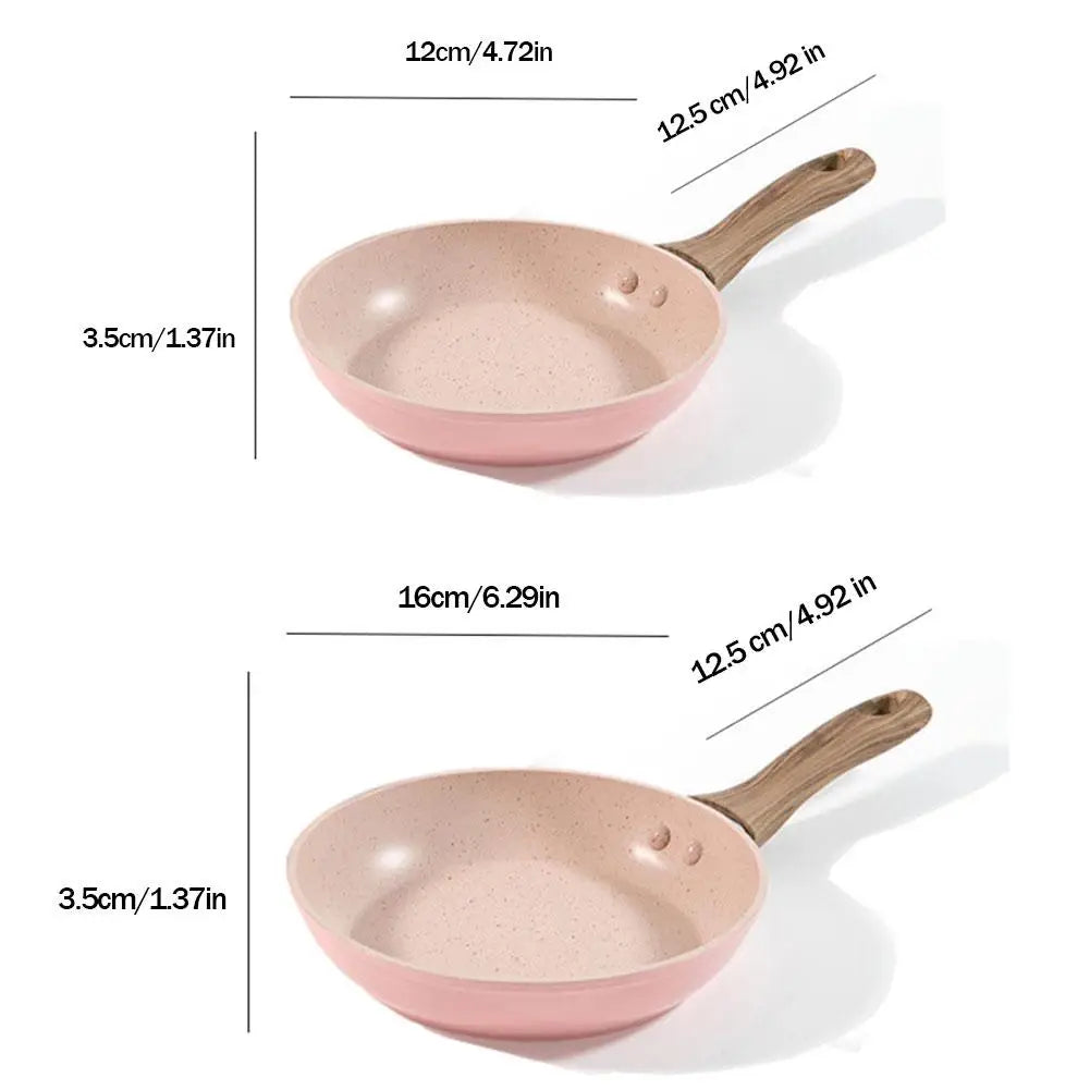 Aluminum Non stick Medical Stone Frying Pan Kitchen Pot Cookware