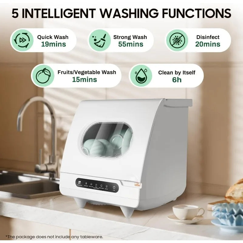 Automatic Dishwashing Machine Portable Spray Deep Cleaning Dishwasher