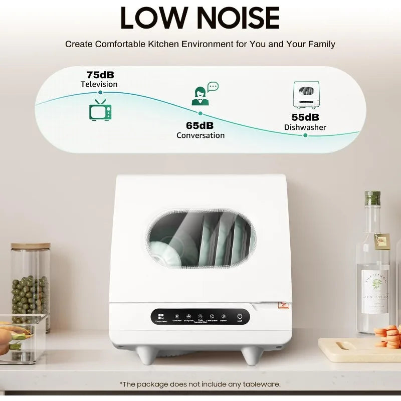 Automatic Dishwashing Machine Portable Spray Deep Cleaning Dishwasher