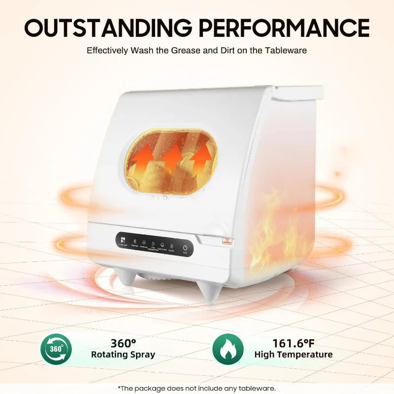 Automatic Dishwashing Machine Portable Spray Deep Cleaning Dishwasher