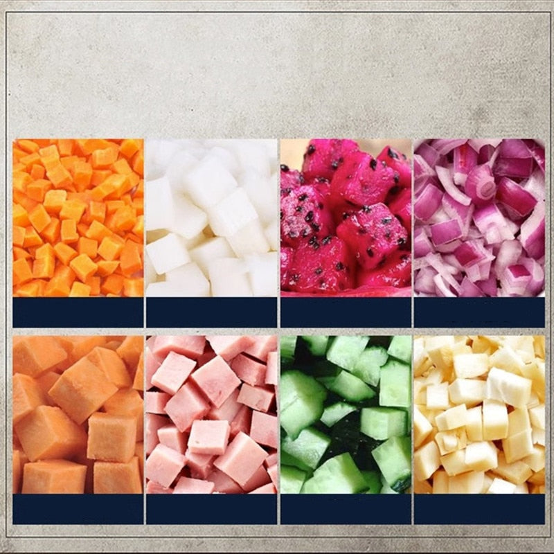 Automatic Vegetable Dicing Machine Commercial Multifunctional Slicer