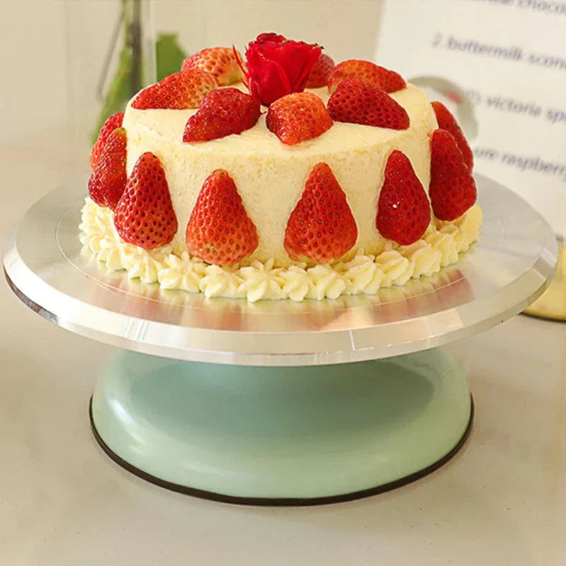 Baking Tools Aluminum Alloy Cake Turntable Cake Mounting Table