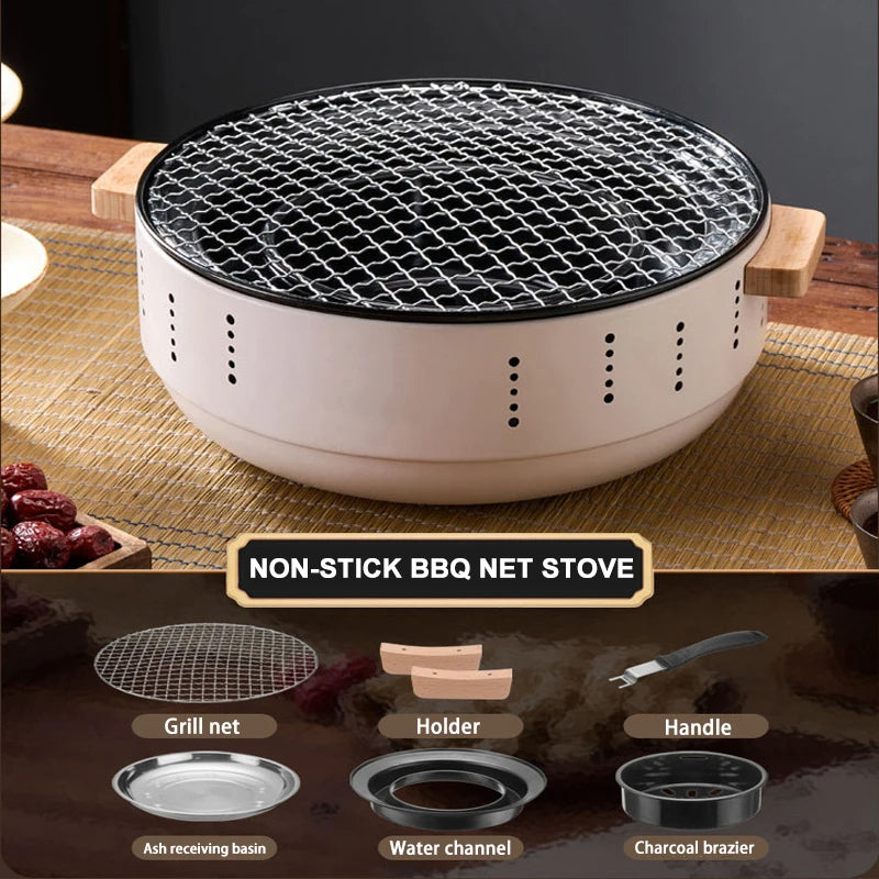 Barbecue Grill Charcoal Stove Heat-insulating BBQ Stove Barbecue Rack