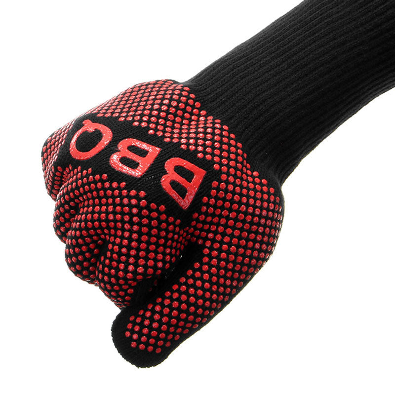 BBQ Gloves Heat Resistant Barbecue Grill Glove Oven Mitts Oven Gloves