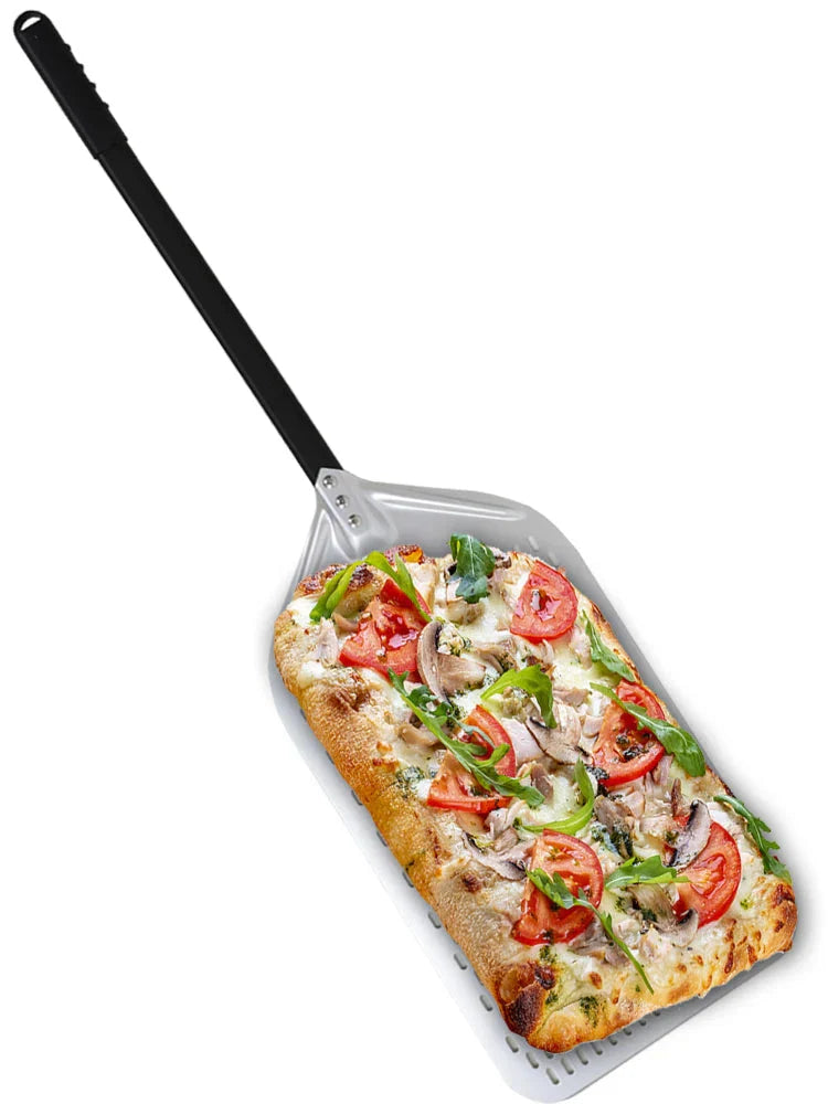 Big Pizza Perforated Shovel Paddle Handle for Oven Pizza Baking Tool