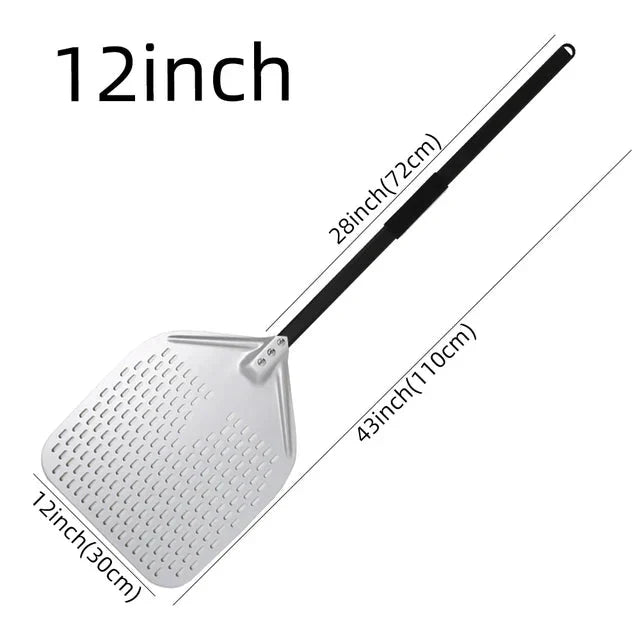 Big Pizza Perforated Shovel Paddle Handle for Oven Pizza Baking Tool