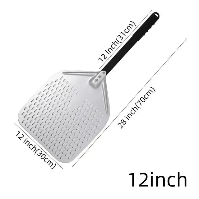 Big Pizza Perforated Shovel Paddle Handle for Oven Pizza Baking Tool