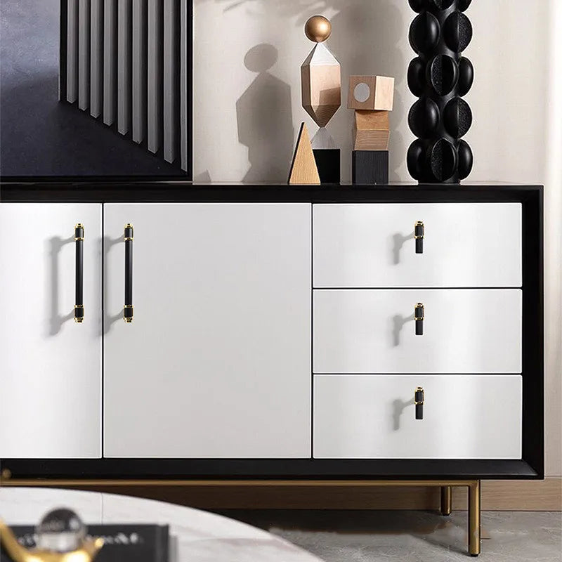 Cabinet Drawer Handle, Double Color Long Door Handle