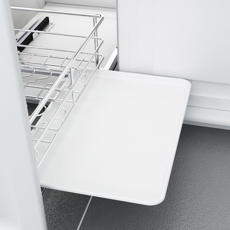 Cabinet Pantry Organizer Space Saving Storage Solution Dish Rack