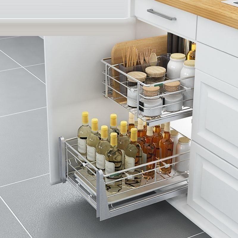 Cabinet Pantry Organizer Space Saving Storage Solution Dish Rack