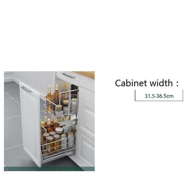 Cabinet Pantry Organizer Space Saving Storage Solution Dish Rack