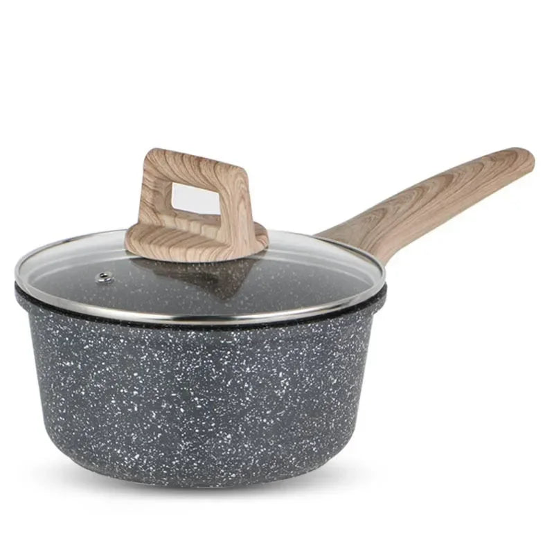 Cast Iron Non stick Cooking Frying Pan and Pot Kitchen Cookware