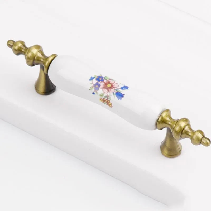 Ceramic Cabinet Drawer Door Furniture Handle and Door Knob