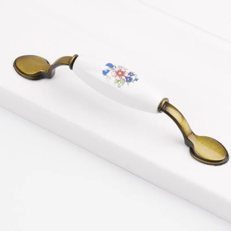 Ceramic Cabinet Drawer Door Furniture Handle and Door Knob