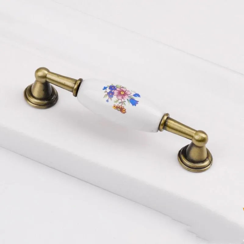 Ceramic Cabinet Drawer Door Furniture Handle and Door Knob