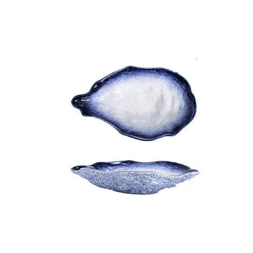 Ceramic Oyster Creative Plate Sushi Sashimi Cold Dish Tableware Plate