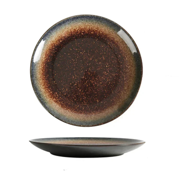 Ceramic Serving Dinner Plate Western Steak Dishes Dinnerware Tray