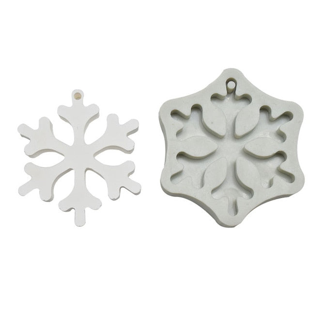 Christmas Theme Silicone Mold Perfect for Holiday Baking and DIY Craft