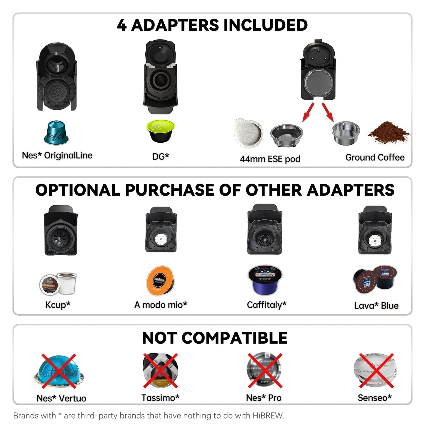 Coffee Machine Multiple Capsule Espresso Cafeteria Pod Coffee Maker