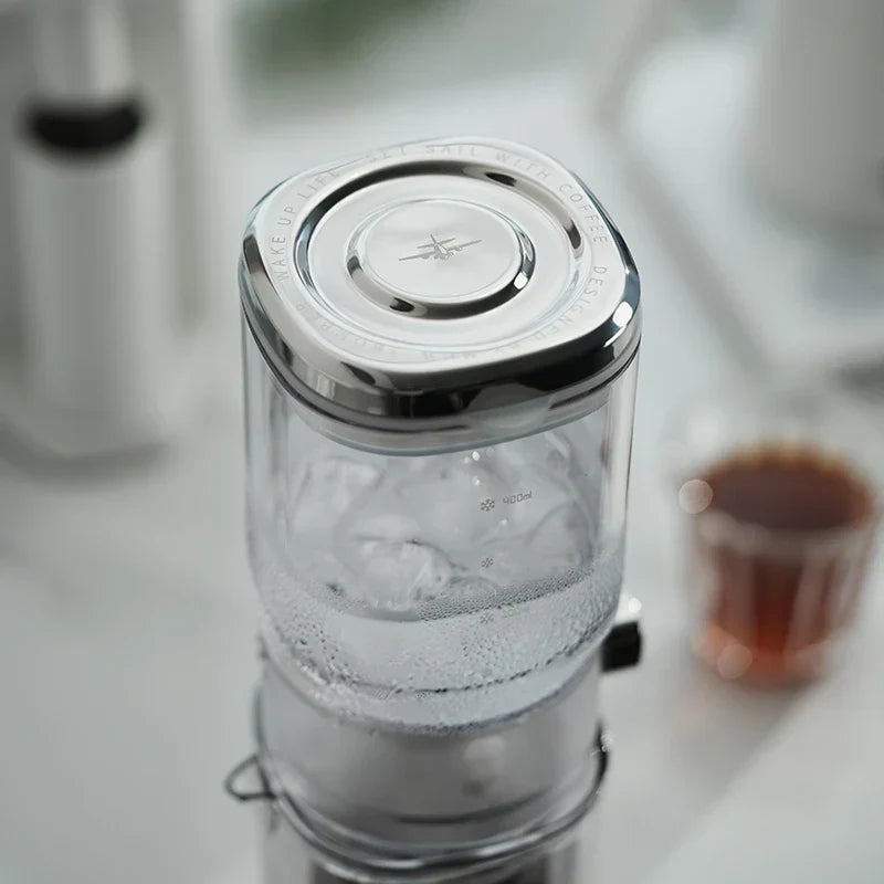 Cold Brew Coffee Maker Stainless Steel Filter Water Flow Dripper