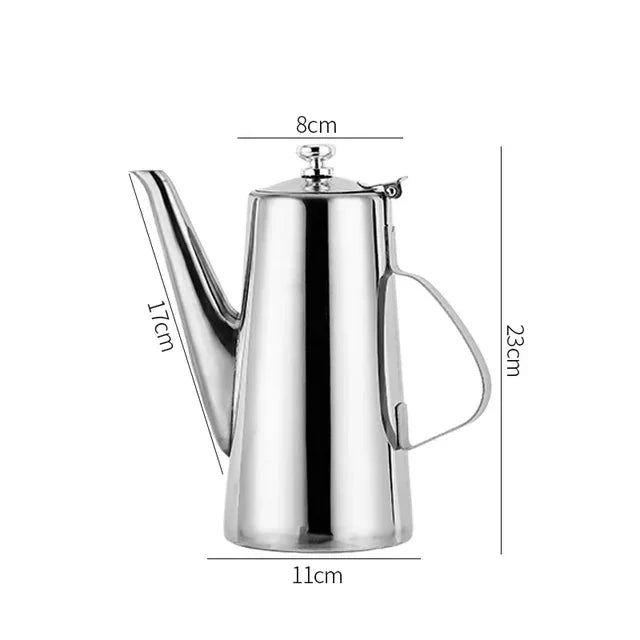 Cold Kettle Tea Set Long Mouth Soup Kettle Stainless Steel Teapot