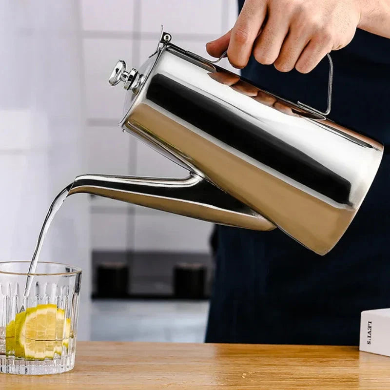 Cold Kettle Tea Set Long Mouth Soup Kettle Stainless Steel Teapot