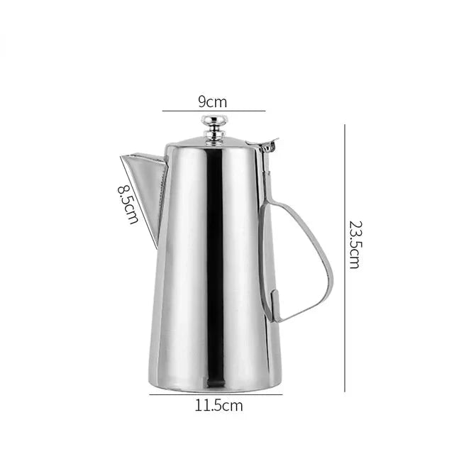 Cold Kettle Tea Set Long Mouth Soup Kettle Stainless Steel Teapot