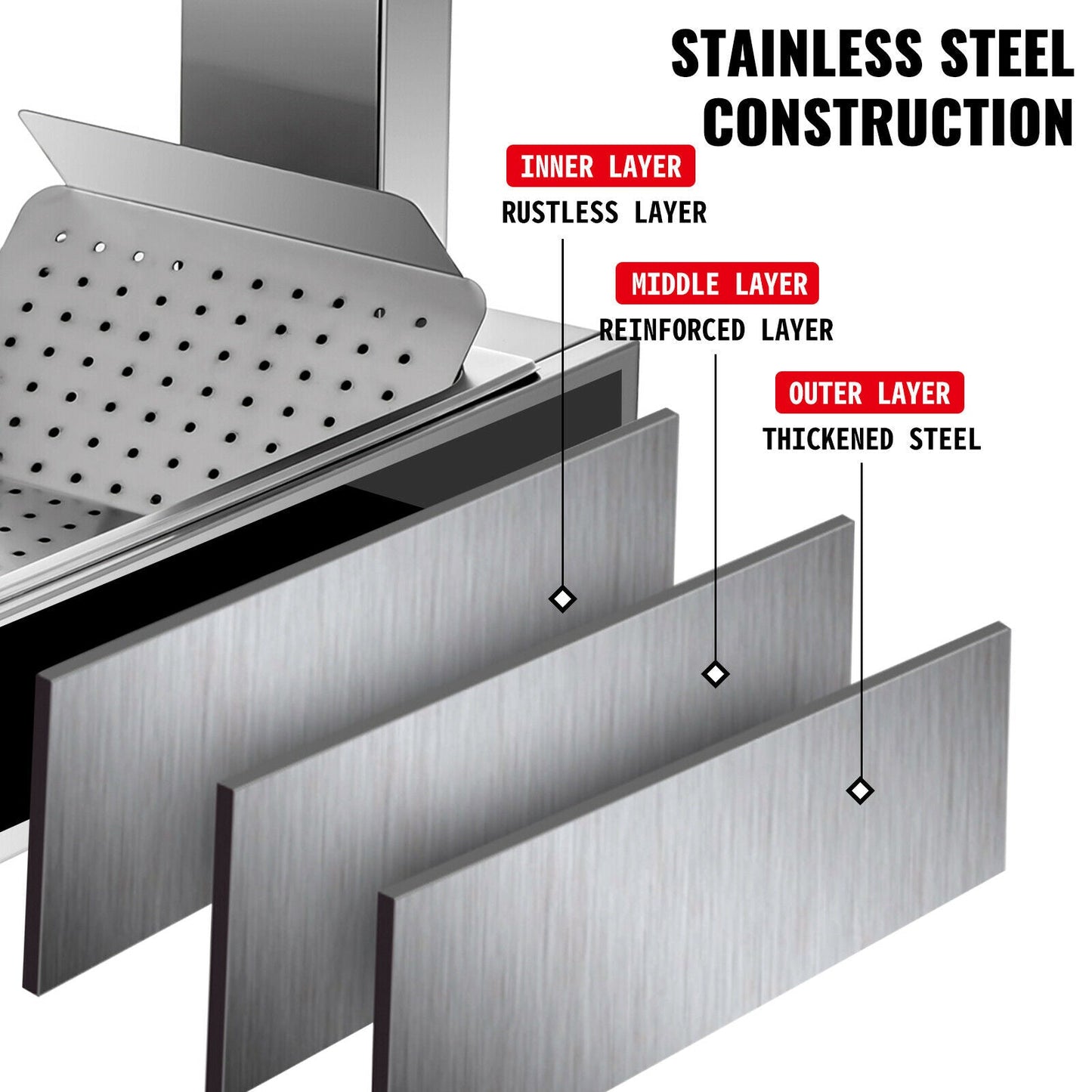 Commercial Durable French Fry Warmer Dump Station Heat Lamp