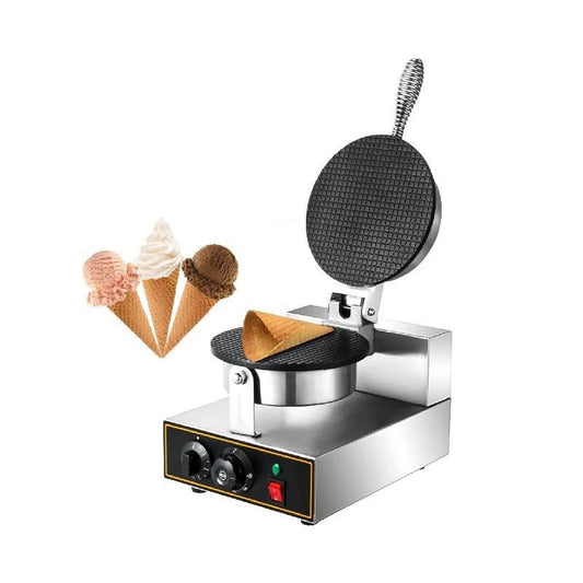 Commercial Electric Ice Cream Waffle Cone Maker Nonstick Egg Waffle
