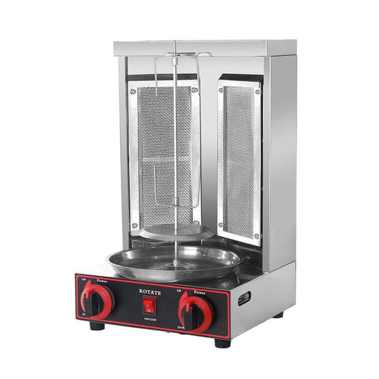 Commercial Gas Doner Kebab Vertical Automatic Rotating BBQ Grill