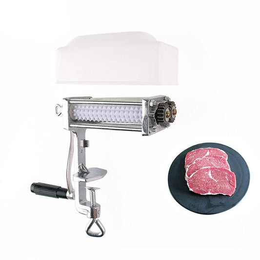 Commercial Manual Meat Tenderizer Clamp Roller Machine Slicing Tool