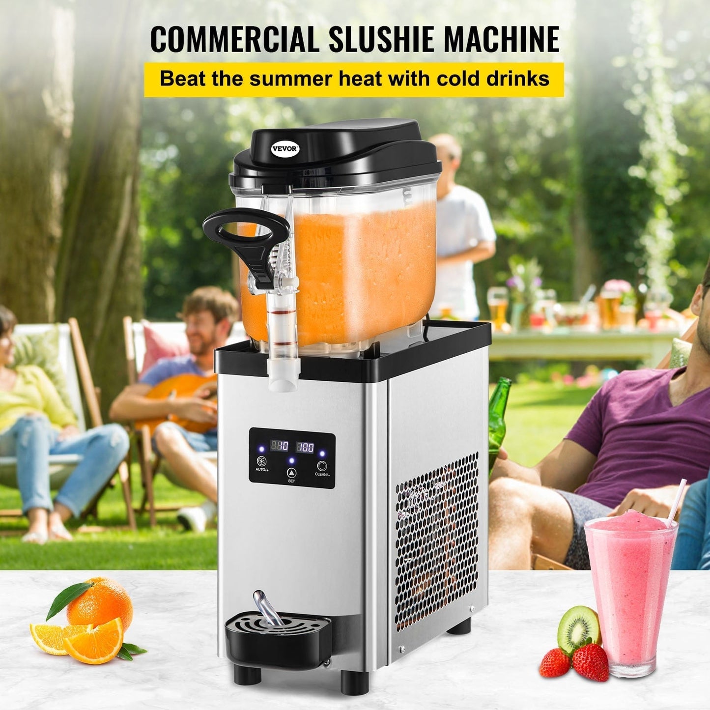 Commercial Slushy Machine Slushy Maker with Automatic Speed Control