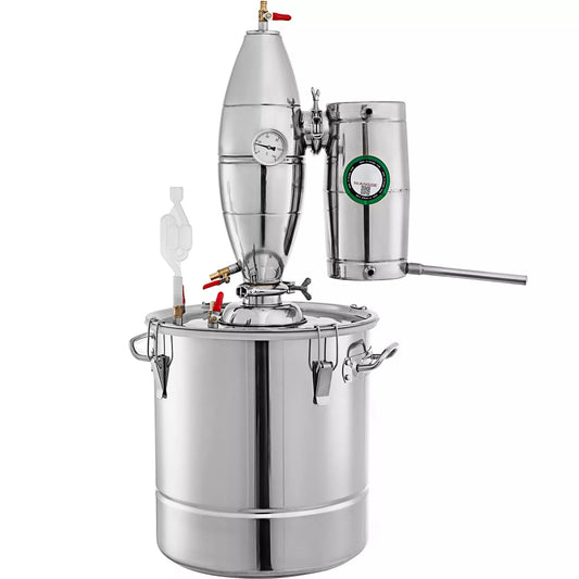 Commercial Stainless Steel Alcohol Distiller Brew Kit Wine Equipment