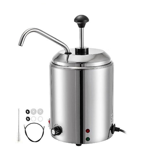 Commercial Temperature Adjustable  Hot Fudge Warmer With Pump