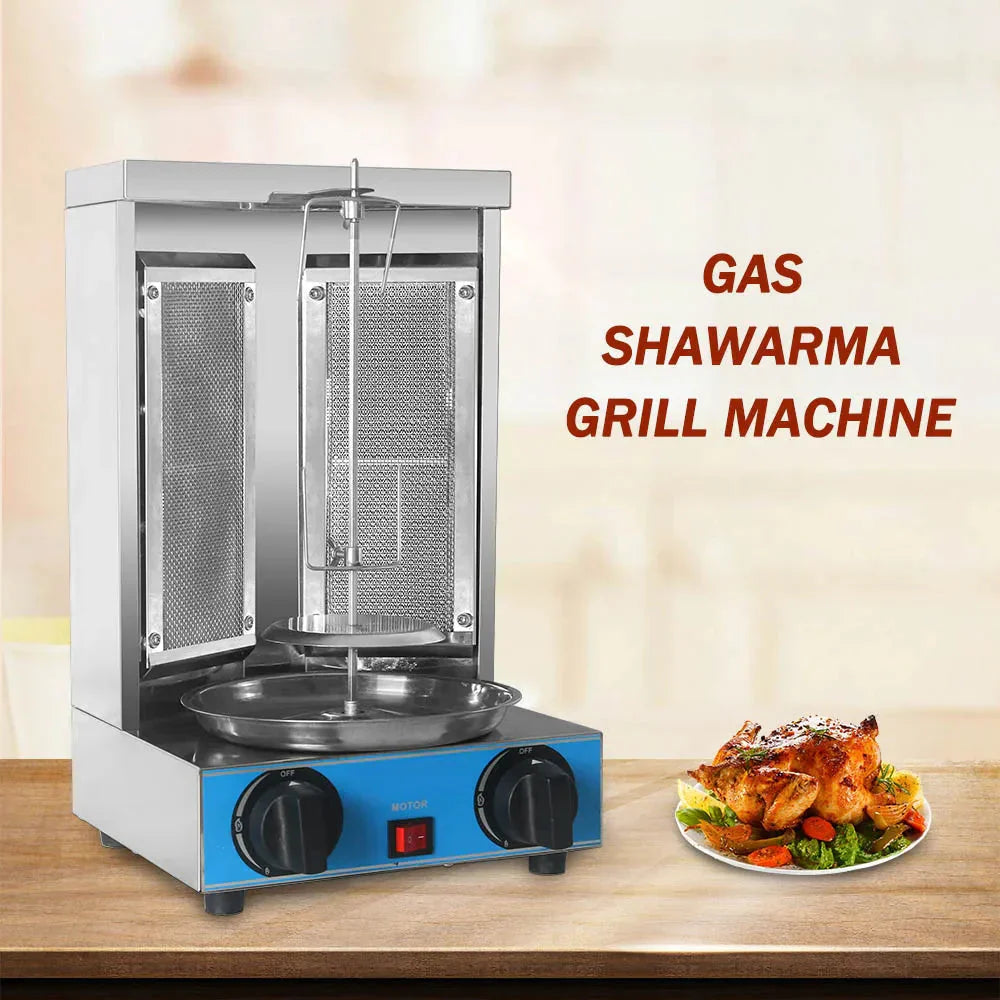 Commercial Vertical Shawarma Kebab Machine Barbecue Rotisserie Grill
