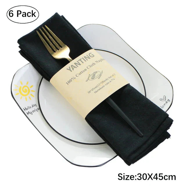 Cotton Napkins Cocktail Napkins Occasion Party Dinner Cloth Napkins