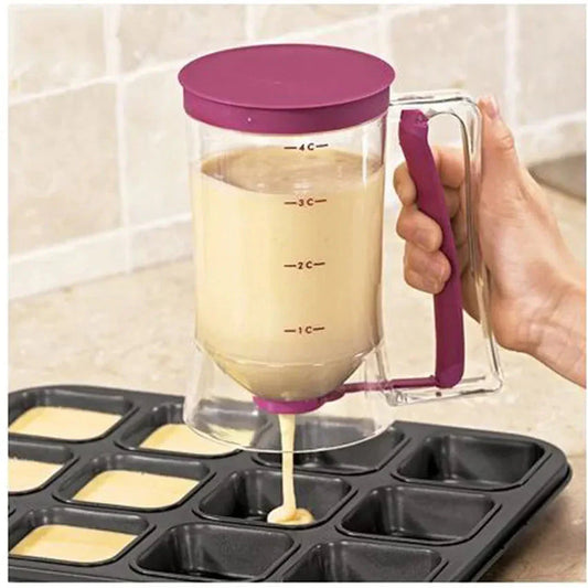 Cupcake Pancake Cookies Cream Dispenser Cake Mix Jug Baking Essentials
