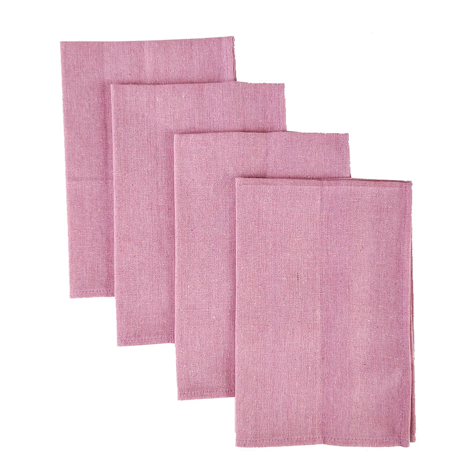 Dinner Cloth Napkin Set of 4 Pack Cotton Blend Linen Fabric Table Mat