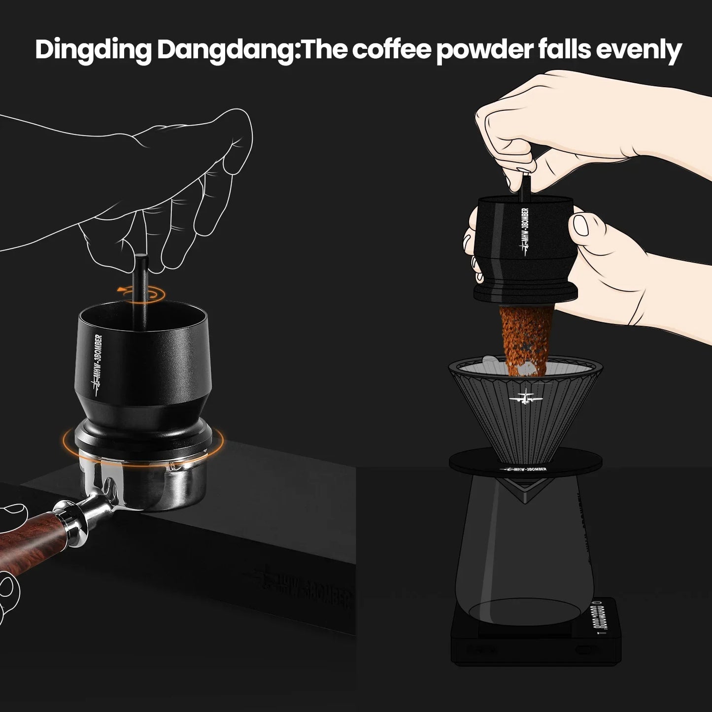 Dosing Shaker Espresso Dosing Cup Coffee Powder Receiver Container