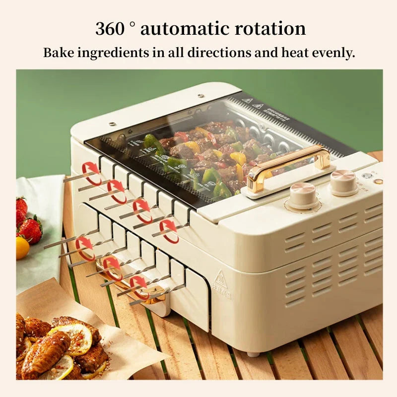 Double-layer Electric Barbecue Machine Household Electric Grills