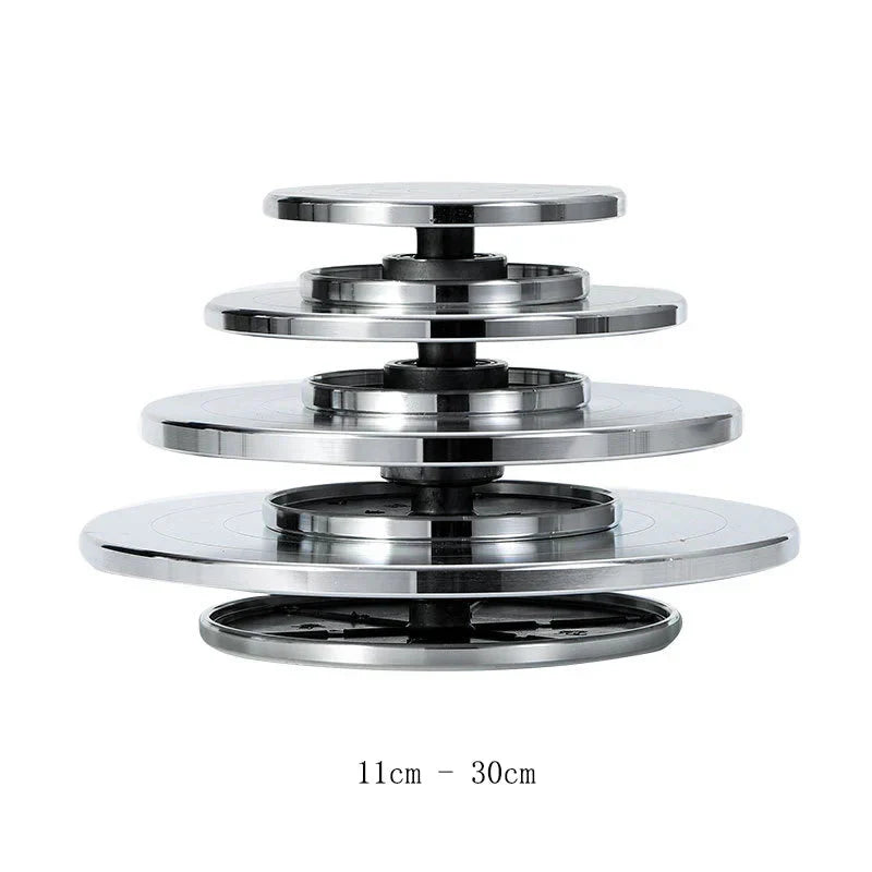 Double Side Cake Turntable Flower Mounting Turntable Cake Turntable